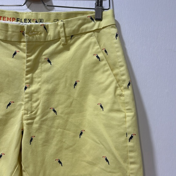 ST. JOHNSBAY MENS CASUAL SHORTS YELLOW TOUCAN PRINT Sz 32 - Picture 3 of 10